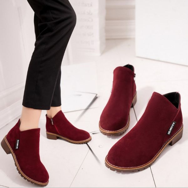

sport hiking shoes women martin boots suede autumn winter warm plush fur shoes woman feminina motorcycle ankle boots