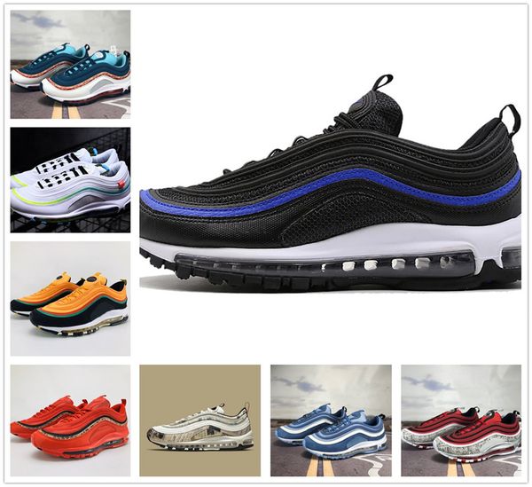 

new mens running shoes triple black white volt neon seoul stylist newspaper tartan women sports sneakers runners with box