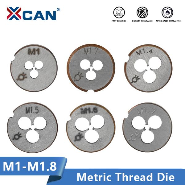 

xcan metric thread die m1 m1.2 m1.4 m1.5 m1.6 m1.7 m1.8 right hand die threading tools