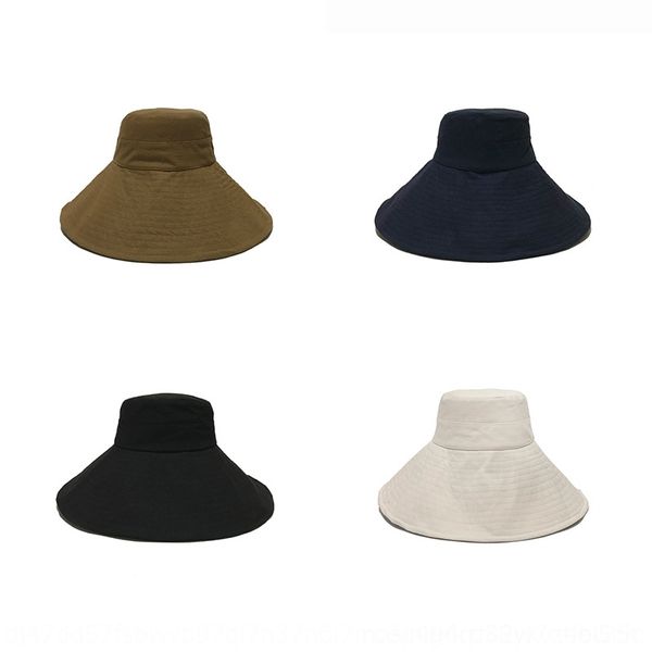 

15cm female brim fisherman bucket bucket female summer protection hat face sun large uv protection sun hat l9fam, Blue;gray