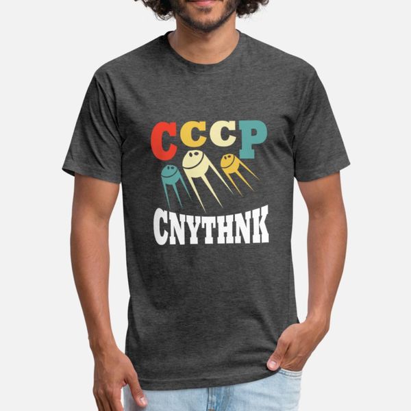 

space cccp sputnik cnythnk t shirt men designs short sleeve round neck solid color anti-wrinkle authentic spring autumn pattern shirt