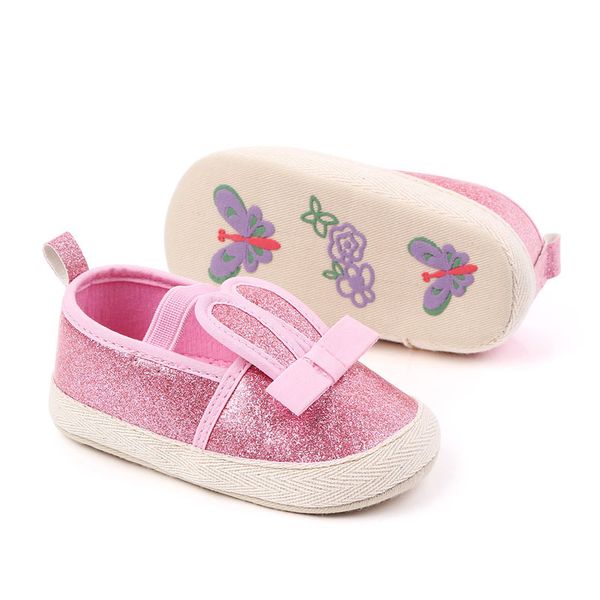 

newborn girls boys crib shoes soft sole anti-slip baby sneakers sequins shoes baby toddler first walker
