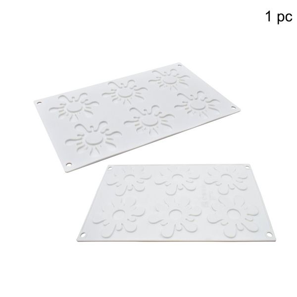 

tools cake decorating flower shape silicone mold pans baking 3d chocolate making