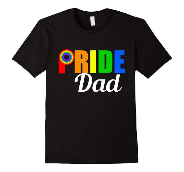 

2019 fashion short sleeve black t shirt gay pride dad t-shirt t shirts