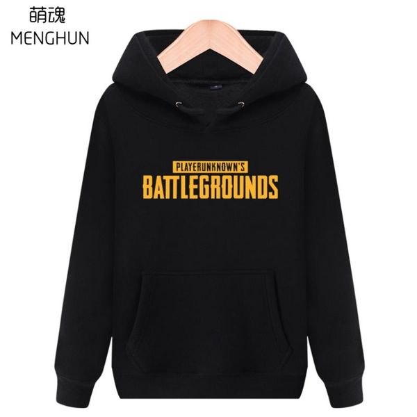 

pubg hoodies/player unknown's battlegrounds warm hoodie game fans daily wear new design game hoodies men's winter costume ac674, Black