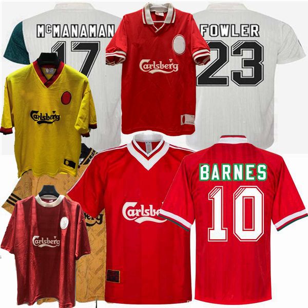 

1992 1993 1994 1995 1996 1997 1998 1999 футбол джерси ретро дикс jones ruddock реднапп berger mcmanaman барнс фаулер футбол рубашка, Black;yellow