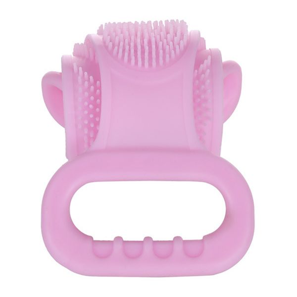 

body bath brush strip scrub towel soft silicone double sided exfoliating home