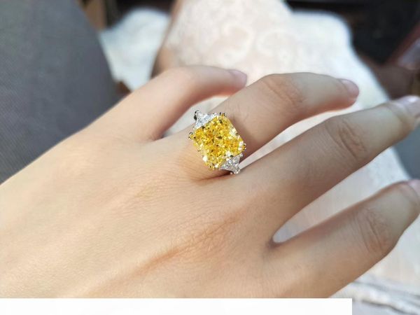 

women's fashion designer ring simple and versatile temperament ring 925 silver plated chamfered diamond ring