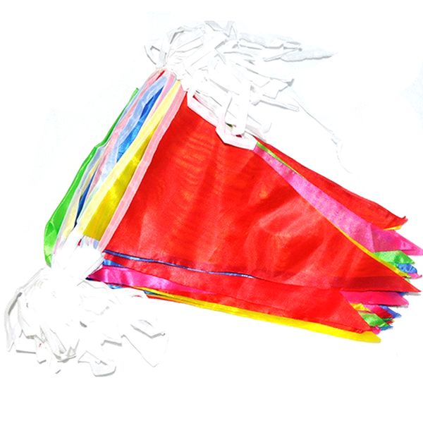 

hanging festival home bunting outdoor party decor colorful banner triangle flags