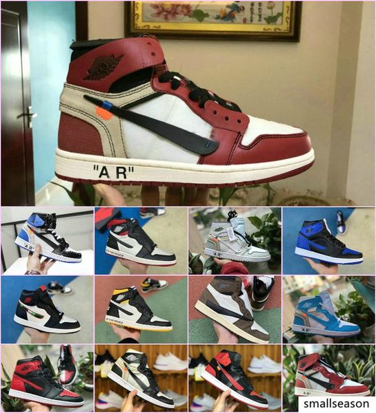 

2019 high og 1 nrg high white basketball shoes powder blue 10x chicago bred 1s men trainers shoes white black red royal fragment unc sneaker