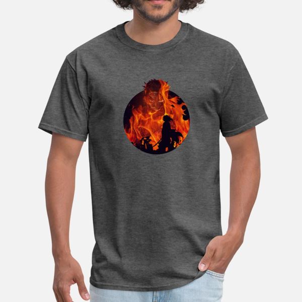 

kyojuro rengoku t shirt men sunlight cotton o-neck pictures sunlight comfortable spring slim shirt