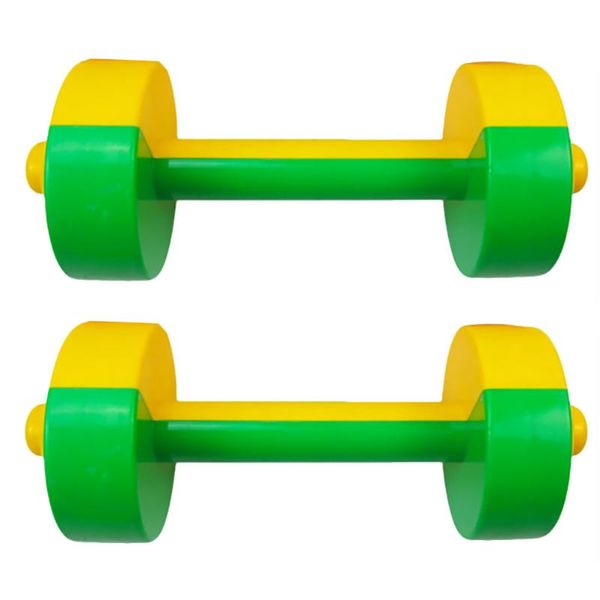 

dumbbells 1 pair children dumbbell toy plastic fitness weight lifting gymnastic equipment props early toys for kids