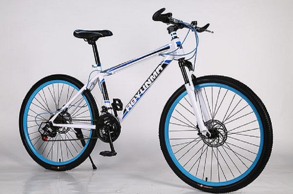 

26 inch mountain bike 21-speed shock absorption double disc brake student bike