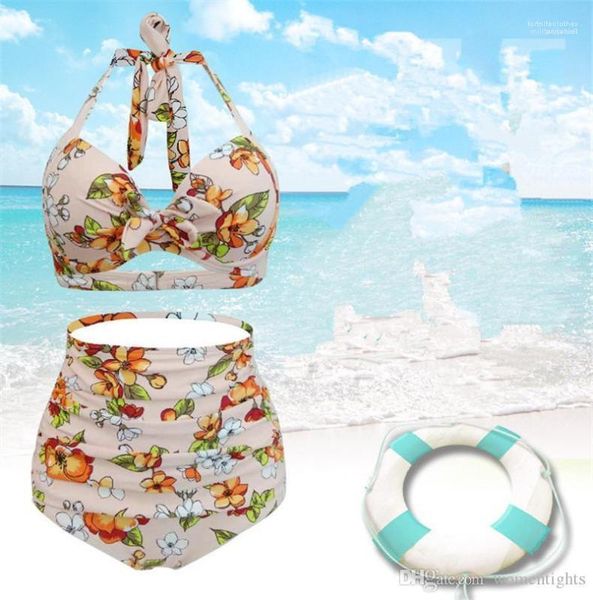 

apparel floral 2pcs women summer designer bikinis fashion backless bathing suit plus size female casual, White;black