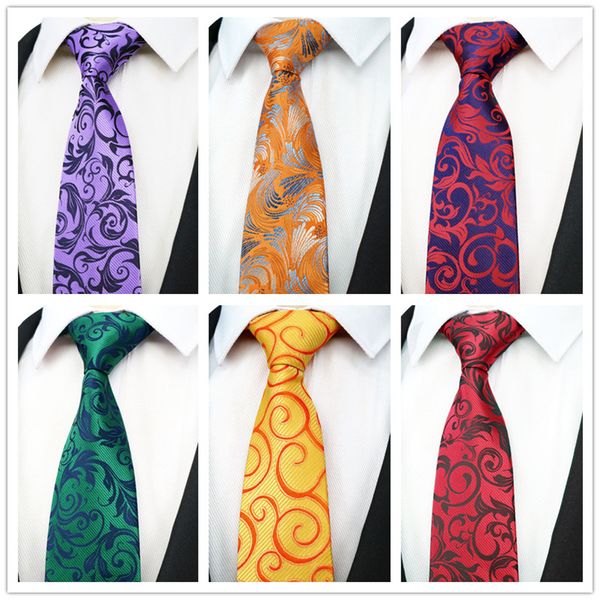 

8cm men's neck ties classic silk men tie jacquard woven flowers neck tie man business wedding party gravatas kt215-231, Black;gray