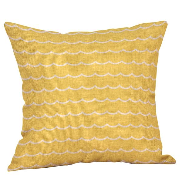 

linen pillow cover yellow twill grey cushion cover nordico geometric style home decorative pillow case 45x45cm vt0089