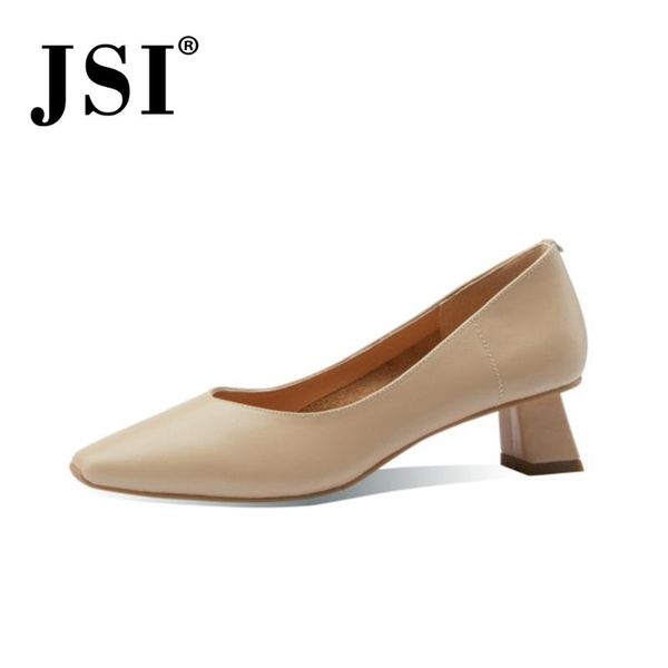 

дси основные springautumn женская обувь кожа зрелый стиль насосы тонкие каблуки обуви скверике toe dreess jo553, Black