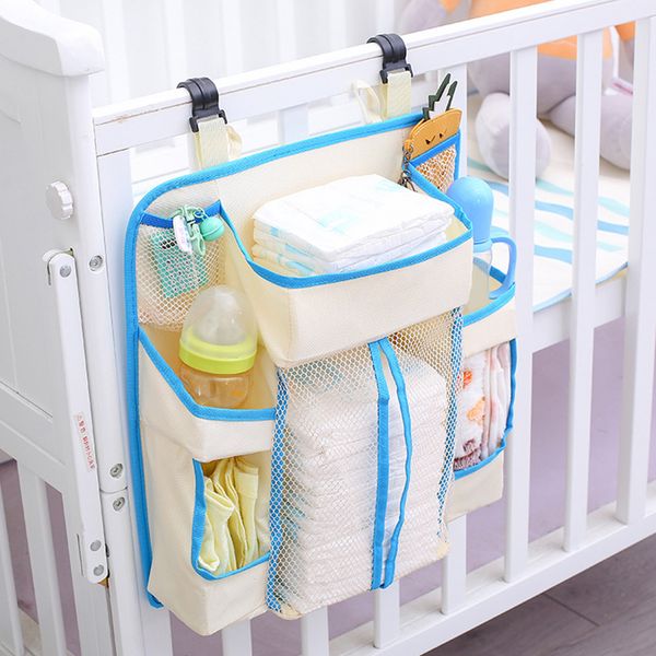 

baby crib storage bag nursery portable diapers organizer multifunctional hanging