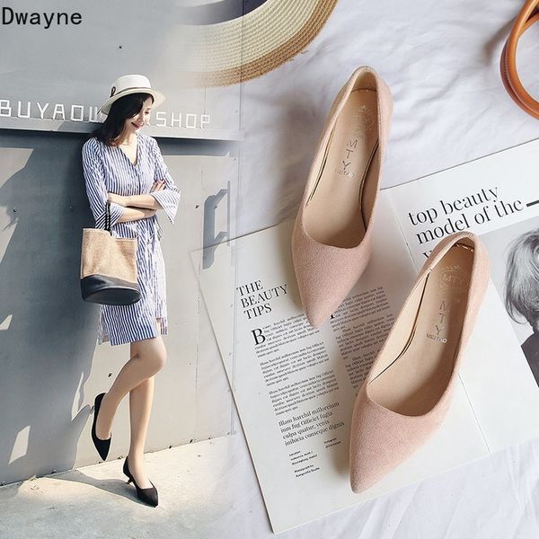 

pointed stiletto high heels korean wild professional womens shoes black work shoes simple elegant shallow mouth single shoe