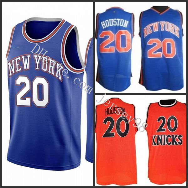 

new yorkknicksmen 20allan houston blue swingman rembeble jersey, Black