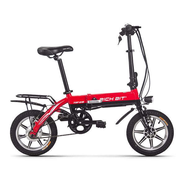 

richbit 14 inch portable city foldable electric bike mini vouwbike 250 w *36 v 10.2ah lithium battery electric bike city bikes, Silver;blue