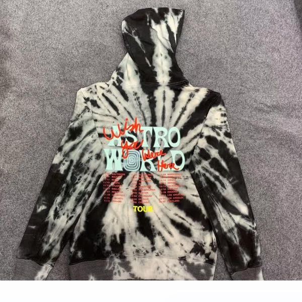 

astroworld hoodie men women hoodies 2019 travis scotour black tie die astroworld sweatshirts no bystanders pullovers