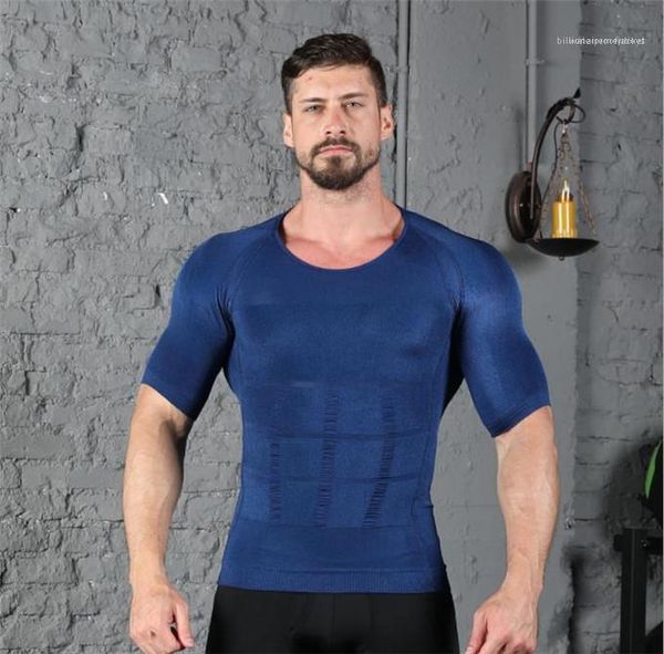 

chest tummy waist trainer slimming bodybuilding mens gym clothes tanks mens body shapers fat burn, Black;brown