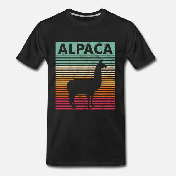 

alpaca t shirt men character 100% cotton s-3xl sunlight new style spring autumn outfit shirt