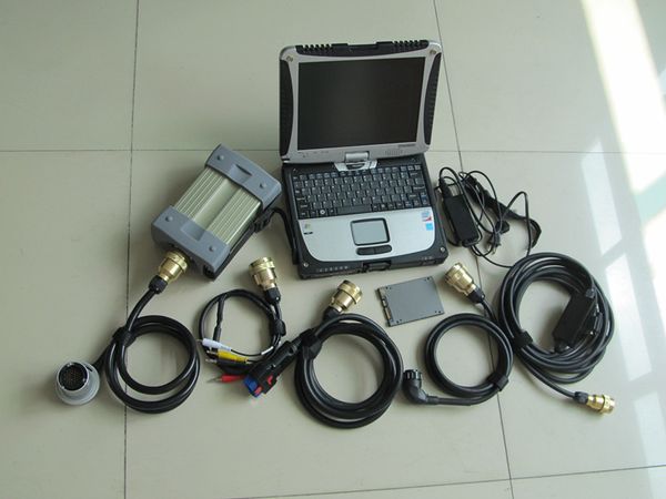 

mb star diagnosis c3 with laptoughbook cf-19 touch screen with ssd super speed software ready to use