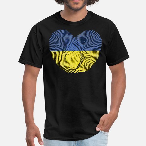 

ukraine heart group shirts t shirt men custom tee shirt crew neck clothing graphic basic summer style natural shirt, White;black