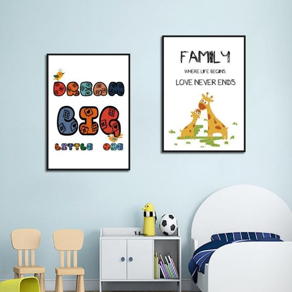 

bonita pintura decorativa де dibujos animados, alfabeto inglés, гатша, животных, jirafa, habitación-де-лос-niños, decoración creativa
