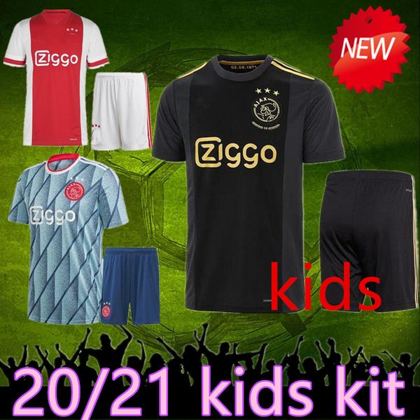 

ajax 3rd jersey 2021 ajax kids soccer jersey kit 2021 tadic ziyec neres ajax maillot de foot 50th black kid football shirt