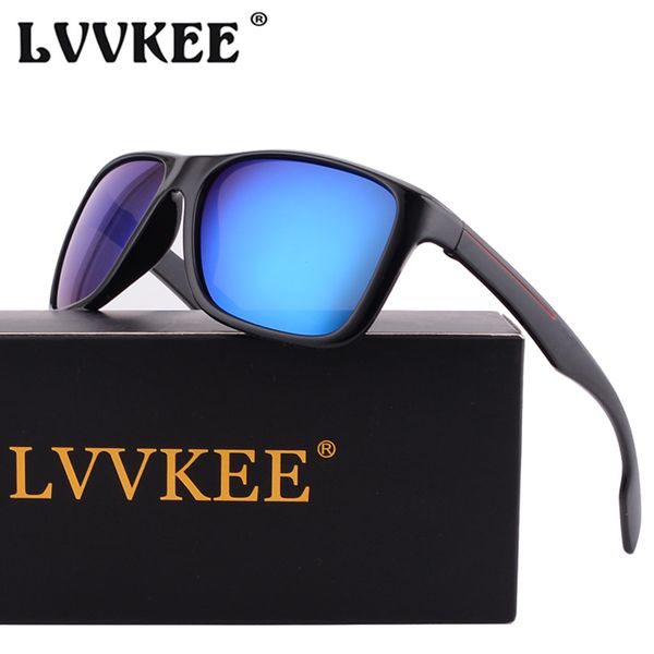 

2020 made in china lvvkee brand new fashion hd polarized men sunglasses men/women square vintage sun glasses uv400, White;black