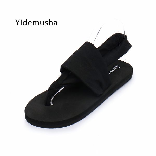 

women summer non slip beach slippers fashion personality women's flip flops flat comfortable women's casual slippers size 35-40, Black