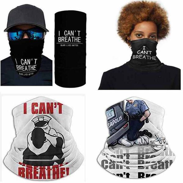 

i can't breathe bandana cycling windproof sun mask dust sports face scarf summer bandana outdoor headwear zza2324 30pcs, Black