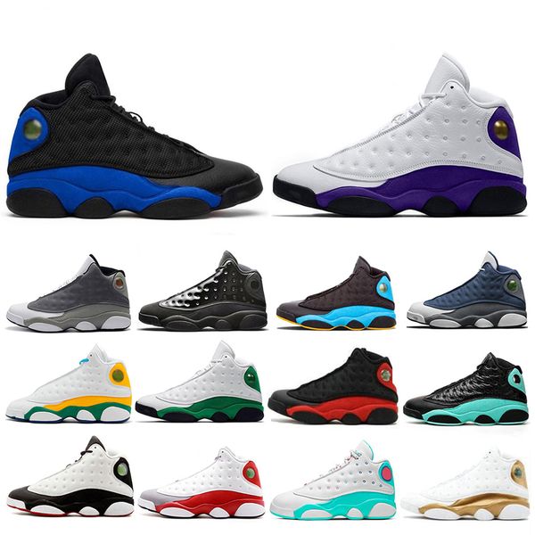 

new arrival hyper royal playground 13 flint men basketball shoes bred chicago island lucky green 13s dmp women mens trainers sports sneakers