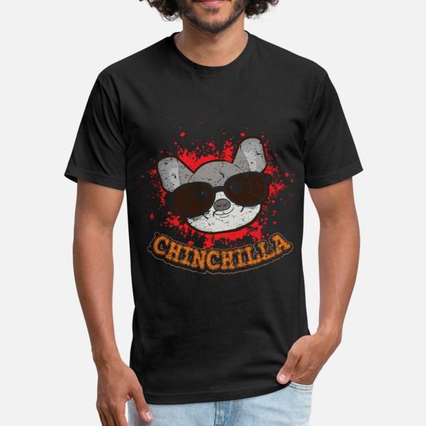 

chinchilla t shirt men sunlight 100% cotton crew neck clothes sunlight new style summer family shirt