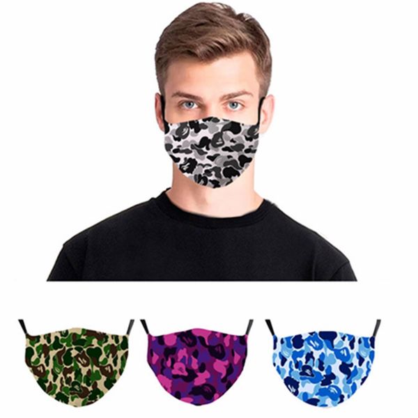 

13 styles new fashion 3d leopard print face masks reusable cartoon anti dust pm2.5 washable running riding outdoor protective masks