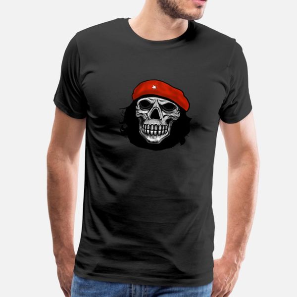 

ernesto che guevara skull t shirt men customize short sleeve s-xxxl formal loose authentic spring natural shirt