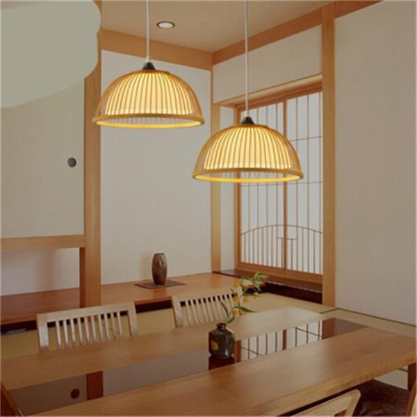 estilo japonês-única cabeça lustre restaurante bar mesa lâmpada de pingente corredor luzes baía janela lâmpada hall de entrada corredor pingente
