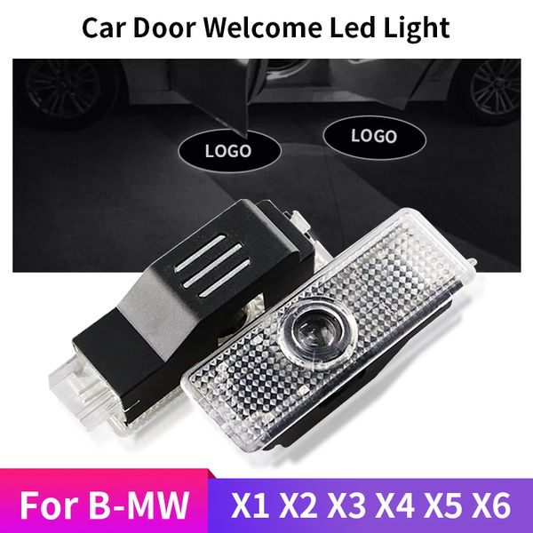 

2x car door welcome light led lamp laser ghost shadow projector logo light fit for b-mw 3 series 5 serie 7series x1 x3 x5 x6