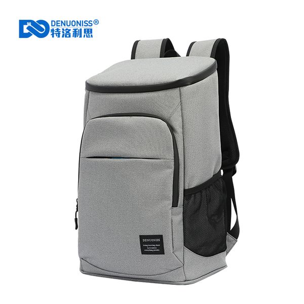

denuoniss новый 30l soft cooler bag 35 стаканчики 100% герметичные cooler рюкзак 600d оксфорд водонепроницаемый пикника теплоизолирующего су, Black;red
