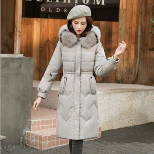 

wholesale winter new style cotton-padded jacket women's pure cotton warm jacket ladies winter woolen hooded parka coat, Black
