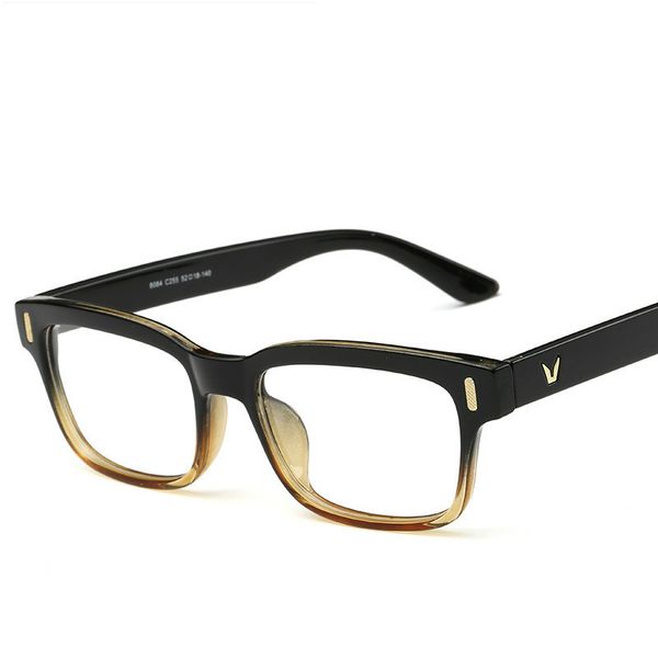 

2020 eyeglasses women fashion female clear men computer glasses frame male spectacles vintage oculos lady lunettes, Black