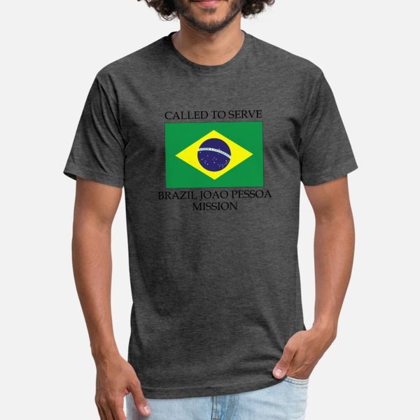 

brazil joao pessoa lds mission called to serve f t shirt men custom 100% cotton s-xxxl formal fitness comfortable summer outfit shirt