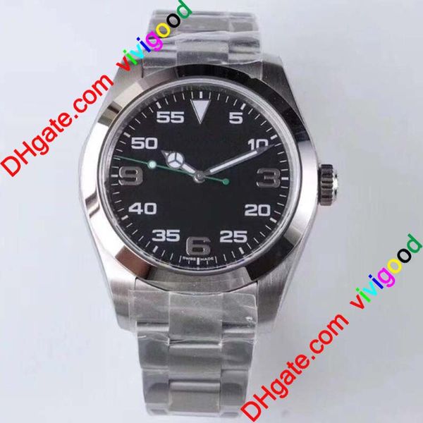 

men watch airking series 40mm sapphire mirror master 116900 automatic mechanical movement 316l stainless steel watchb208r, Slivery;brown