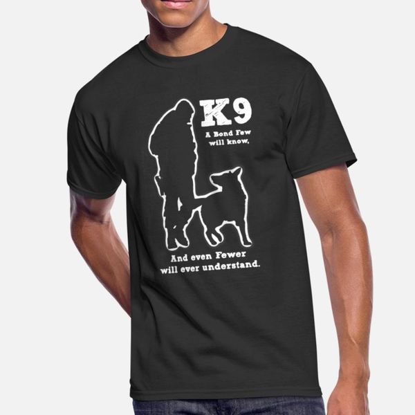 

police military dog k9 t shirt men designs short sleeve crew neck male sunlight new style summer kawaii shirt