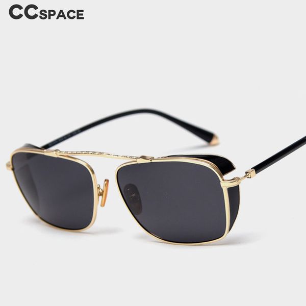 

47379 square retro punk ultralight polarized sunglasses men women fashion shades uv400, White;black