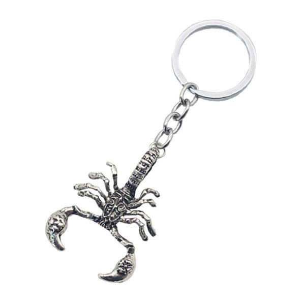 

men metal insect shape gifts durable multifunctional jewelry accessories charms hanging exquisite fashion key chain, Silver
