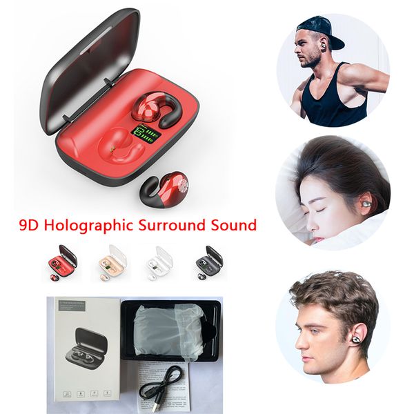

amazon selling s19 tws wireless headphones bluetooth 5.0 earphone with 2000mah charging box sports music earbuds headsets